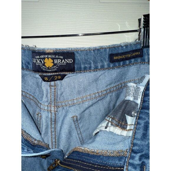 Vintage Lucky Brand Bridgette Capri Crop Jeans Size 8/29 - Picture 6 of 13